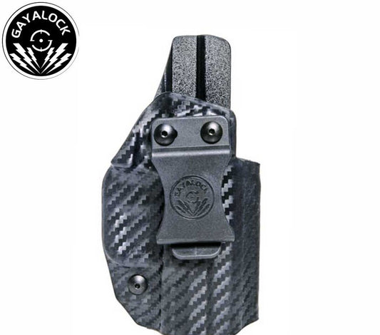 Gayalock Holster For Glock Pistol in Pakistan || Carbon Black IWB Kydex Holster Fits CANIK TP9E - Crossfire.Pk