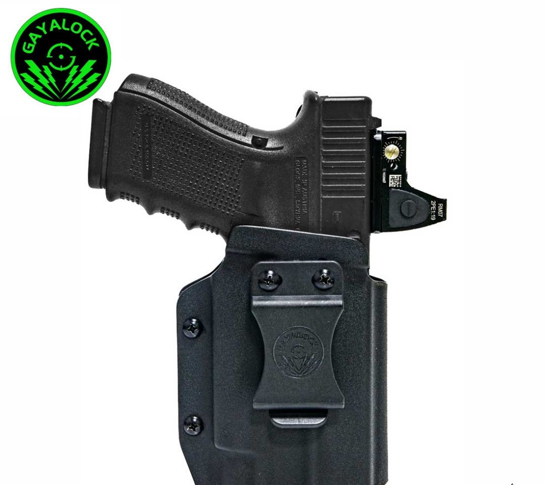 Gayalock IWB Kydex Holster with Olight Baldr Mini Gunlight Fits Glock 19/23/32/44/45 Pistols in Pakistan - Crossfire.Pk