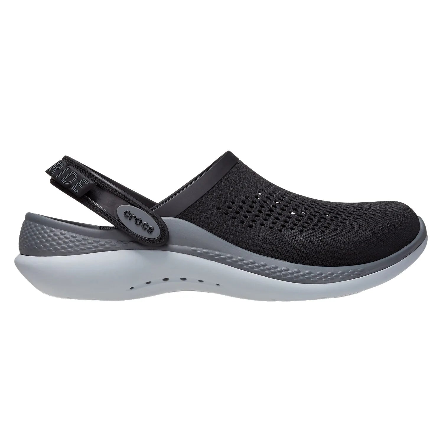 Black/Slate Grey Crocs LiteRide 360 Clogs || Crocs Shoes For Men in Pakistan - Crossfire.Pk