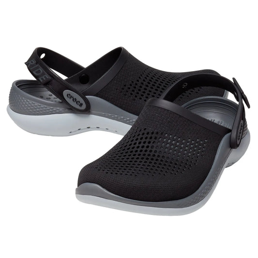 Black/Slate Grey Crocs LiteRide 360 Clogs || Crocs Shoes For Men in Pakistan - Crossfire.Pk