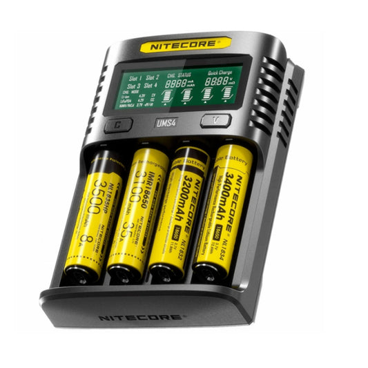 Nitecore UMS4 USB for 18650 and 21700 Batteries || Nitecore Cell Charger Price in Pakistan - Crossfire.Pk