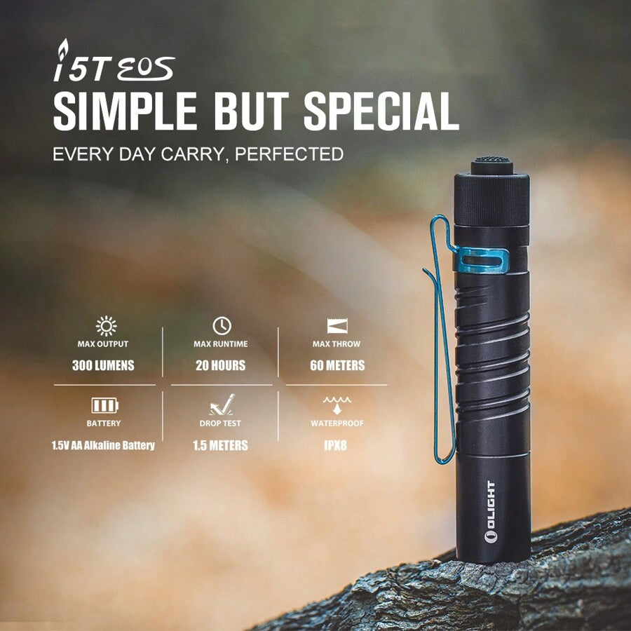 OLIGHT I5T 300 Lumens EOS Slim EDC Flashlight Online Price in Pakistan - Crossfire.Pk