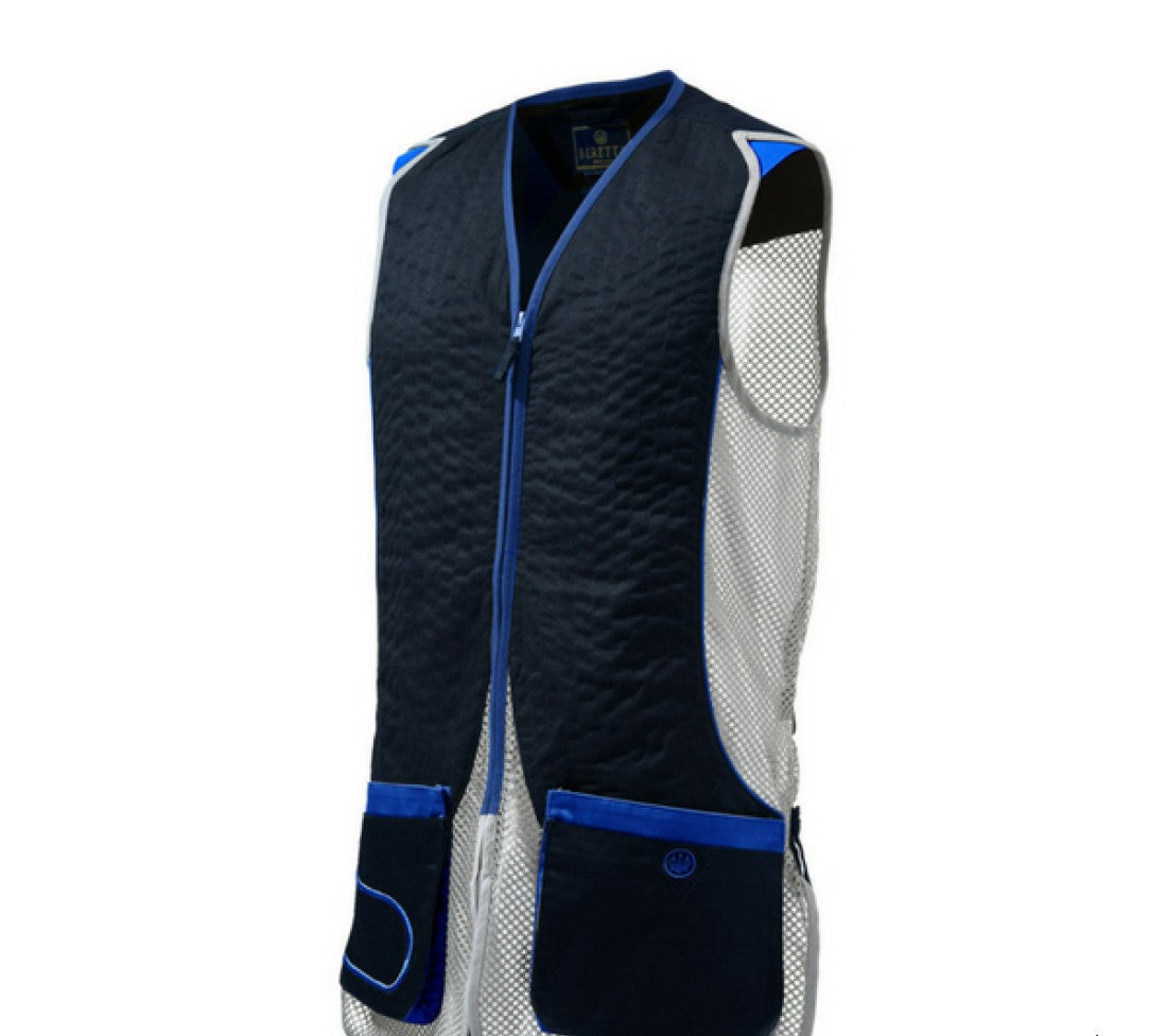 Silver Clays Trap Skeet Navy Beretta Shooting Vest in Pakistan - Crossfire.Pk