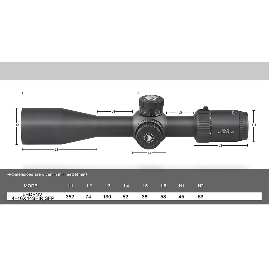 Discovery Optics LHD-NV 4-16X44 SFIR Scope Model 2023 Online Price in Pakistan - Crossfire.Pk