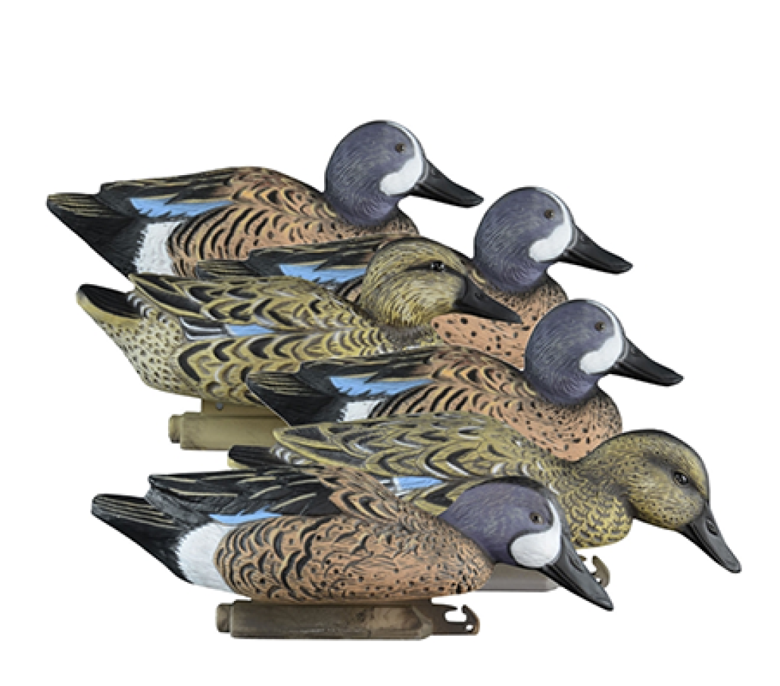 6 Pieces of HIGDON BLUE WING TEAL DUCK DECOYS filled with foam Price in Pakistan - Crossfire.Pk