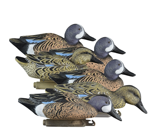 6 Pieces of HIGDON BLUE WING TEAL DUCK DECOYS filled with foam Price in Pakistan - Crossfire.Pk