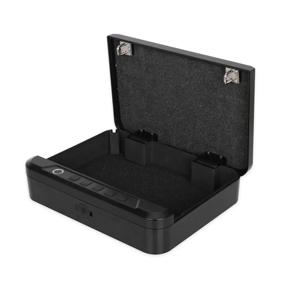 Tsunami Biometric Fingerprint Lock Pistol Safe Case Box Made of Aluminium Alloy in Pakistan - Crossfire.Pk