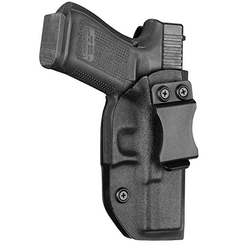 IWB KYDEX BLACK G19 DOUBLE CLIP HOLSTER FITS GLOCK 19/23/32/44/45 PISTOLS in Pakistan - Crossfire.Pk