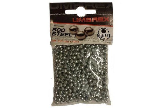 4.5MM BAG OF 500 Pieces of UMAREX STEEL BBs .177 || CO2 Air Pistol BB pellets in Pakistan - Crossfire.Pk