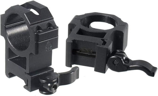 Med Pro LE Grade Picatinny QD 2 pieces Scope Rings, UTG 30mm || Picatinny Mounts for Scope in Pakistan - Crossfire.Pk