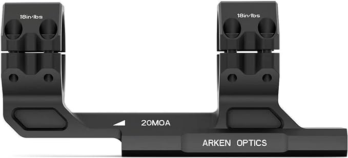 Arken Optics Rigid Scope Mount 34mm 20 MOA Cantilever Riflescope Mounts in Pakistan - Crossfire - Crossfire.Pk