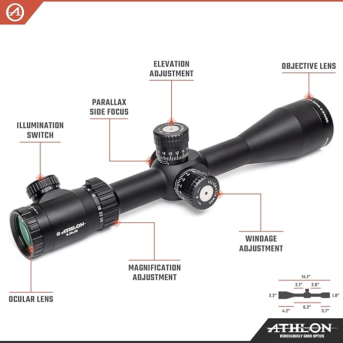 Athlon Optics 6-24x50 MOA FFP Scope Online Price in Pakistan