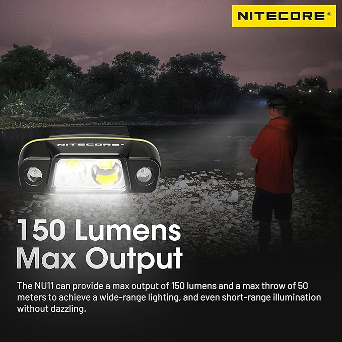 Nitecore NU11 Cap Light 150 Lumens || Head Lamp Price in Pakistan - Crossfire.Pk