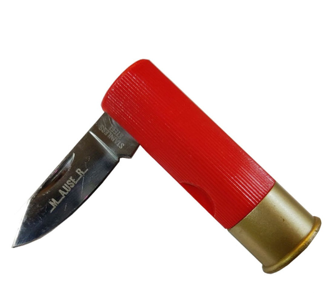 Mauser Folding Shotgun Shell Knife in Pakistan | 1.5" Stainless Steel Blade 16 Ga || Crossfire.Pk - Crossfire.Pk