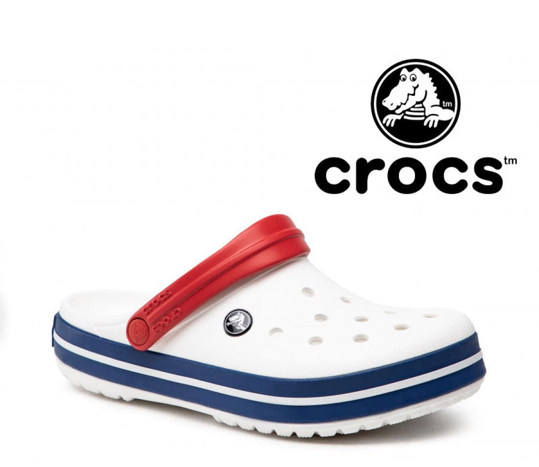 Unisex White and Blue Clogs || Orignal Crocs Shoes price in Pakistan - Crossfire.Pk