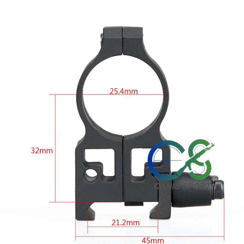 Canis Latrans Picatinny Rail 25.4mm Scope Mount || Crossfire.Pk - Crossfire.Pk