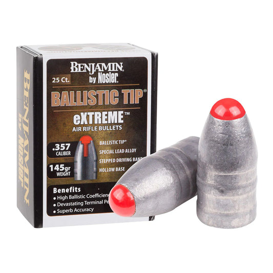 Slug .357 Extreme, 145 Grain Ballistic Tip by Benjamin Nosler || Slugs For Airguns in Pakistan - Crossfire.Pk