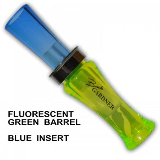 Mallard Magic Double Reed Duck Call-Fluor Green and Blue by Buck Gardner in Pakistan || Manual Duck Call - Crossfire.Pk