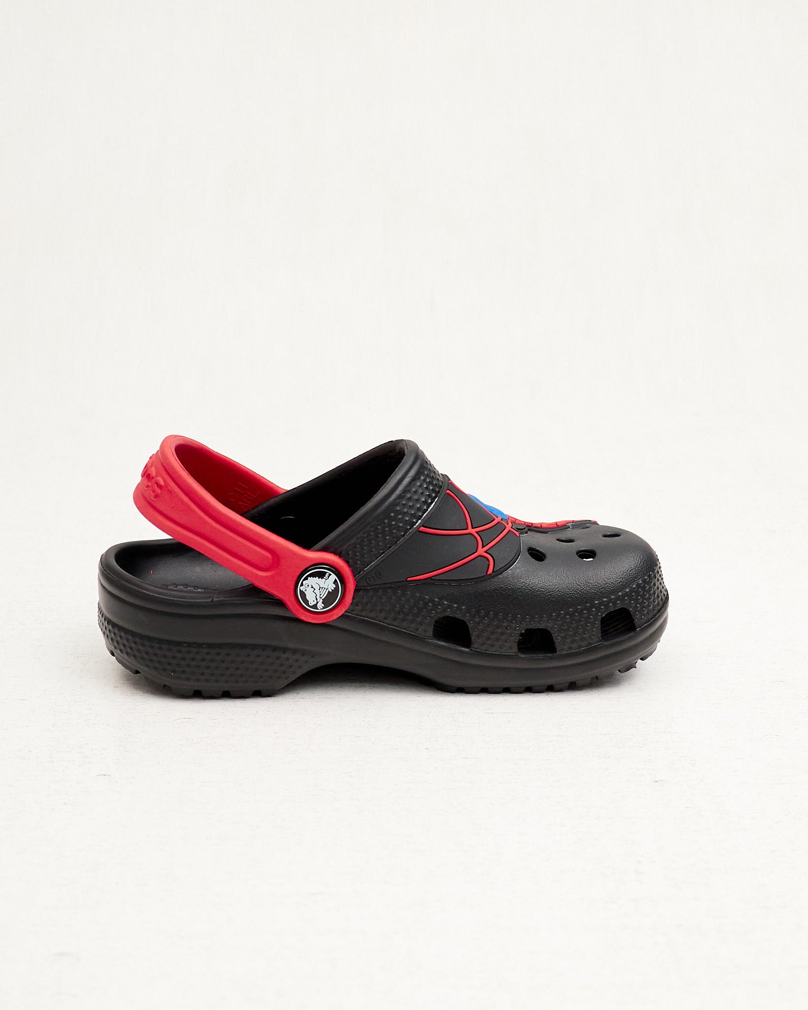 SPIDERMAN BLACK & RED STRAP || CROCS FOR BOYS KIDS in Pakistan - Crossfire.Pk