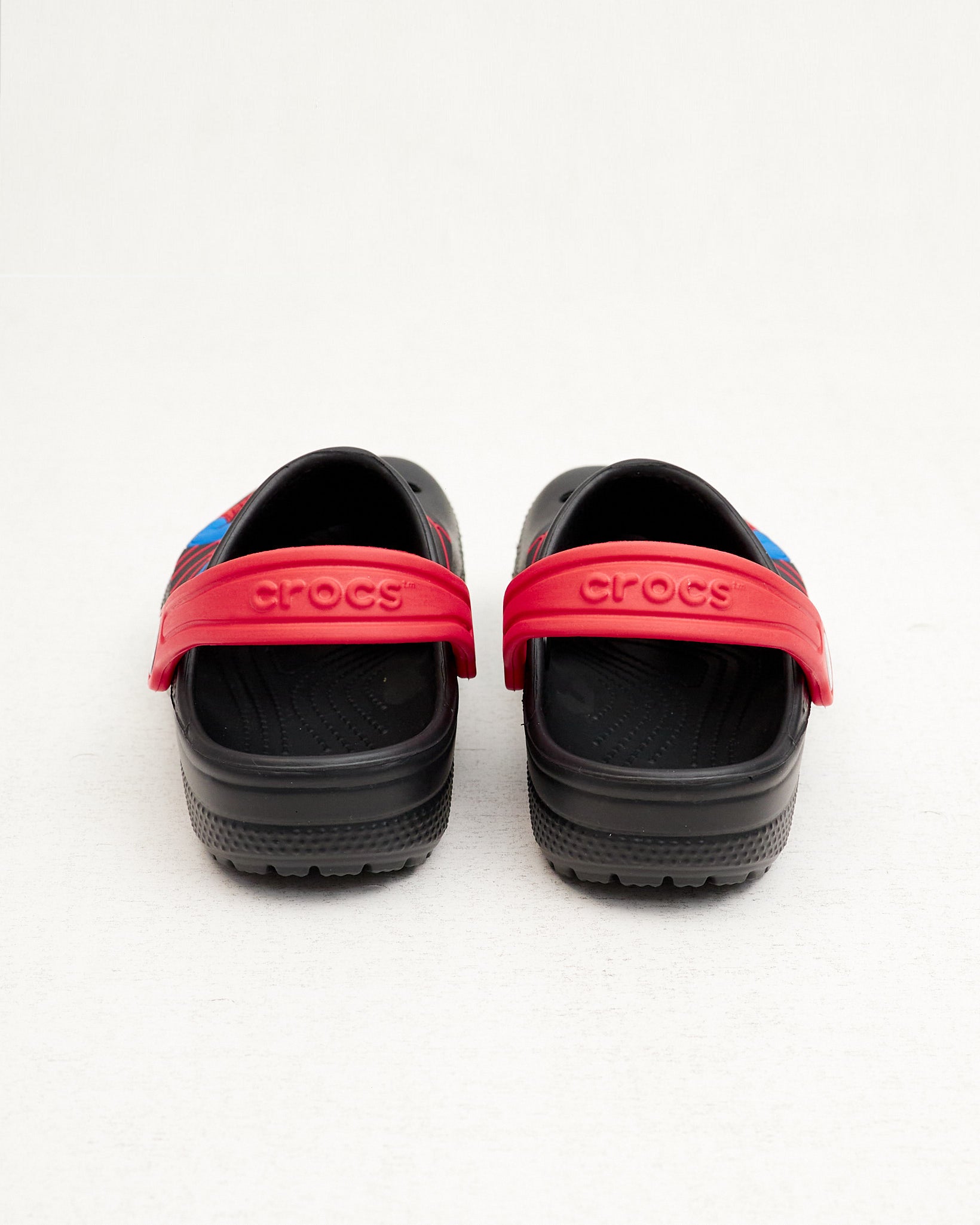 SPIDERMAN BLACK & RED STRAP || CROCS FOR BOYS KIDS in Pakistan - Crossfire.Pk