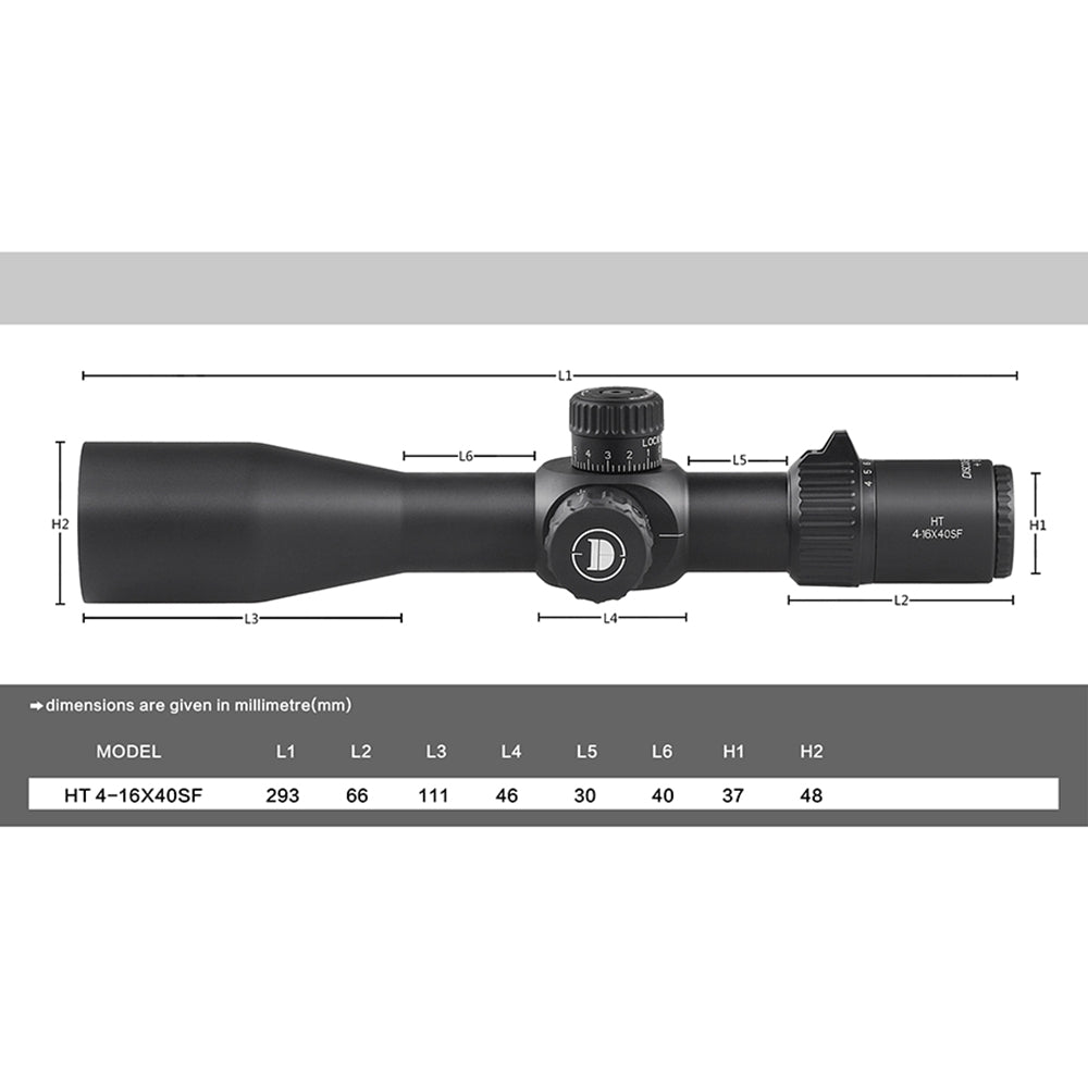 DISCOVERY OPTICS HT 4-16X40SF FFP RIFLESCOPE Online Price in Pakistan - Crossfire.Pk