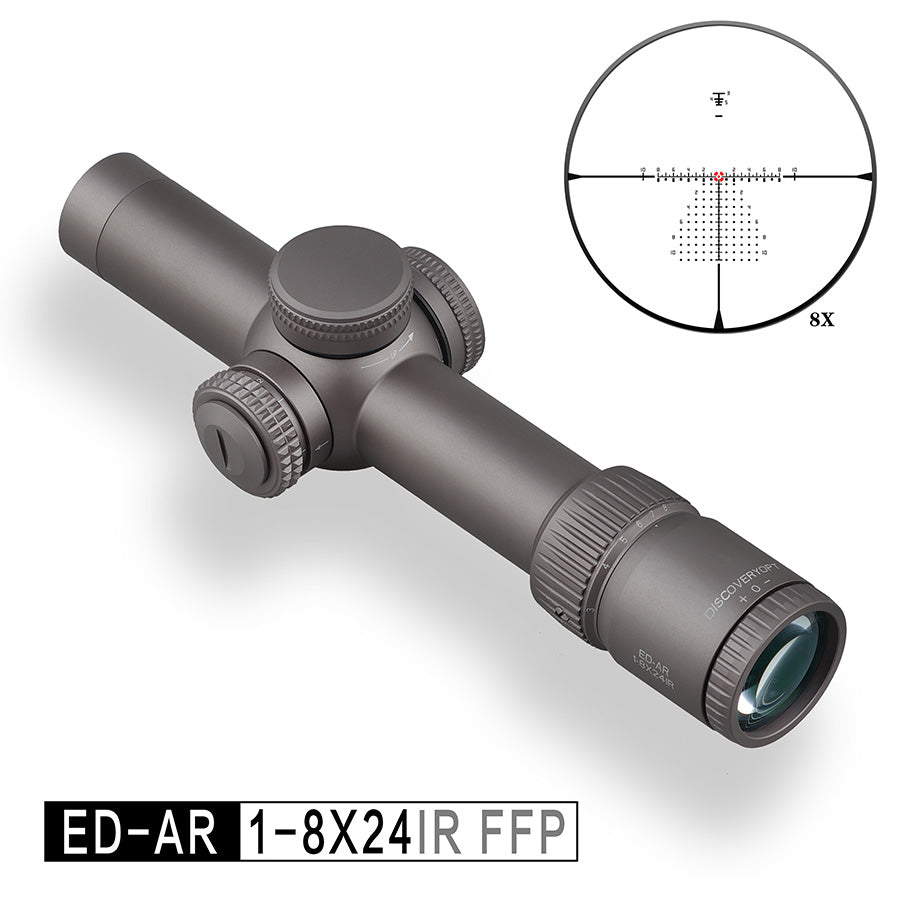 Discovery Optics Scope ED-AR 1-8X24 FFP Airgun Scope in Pakistan || Crossfire.Pk - Crossfire.Pk