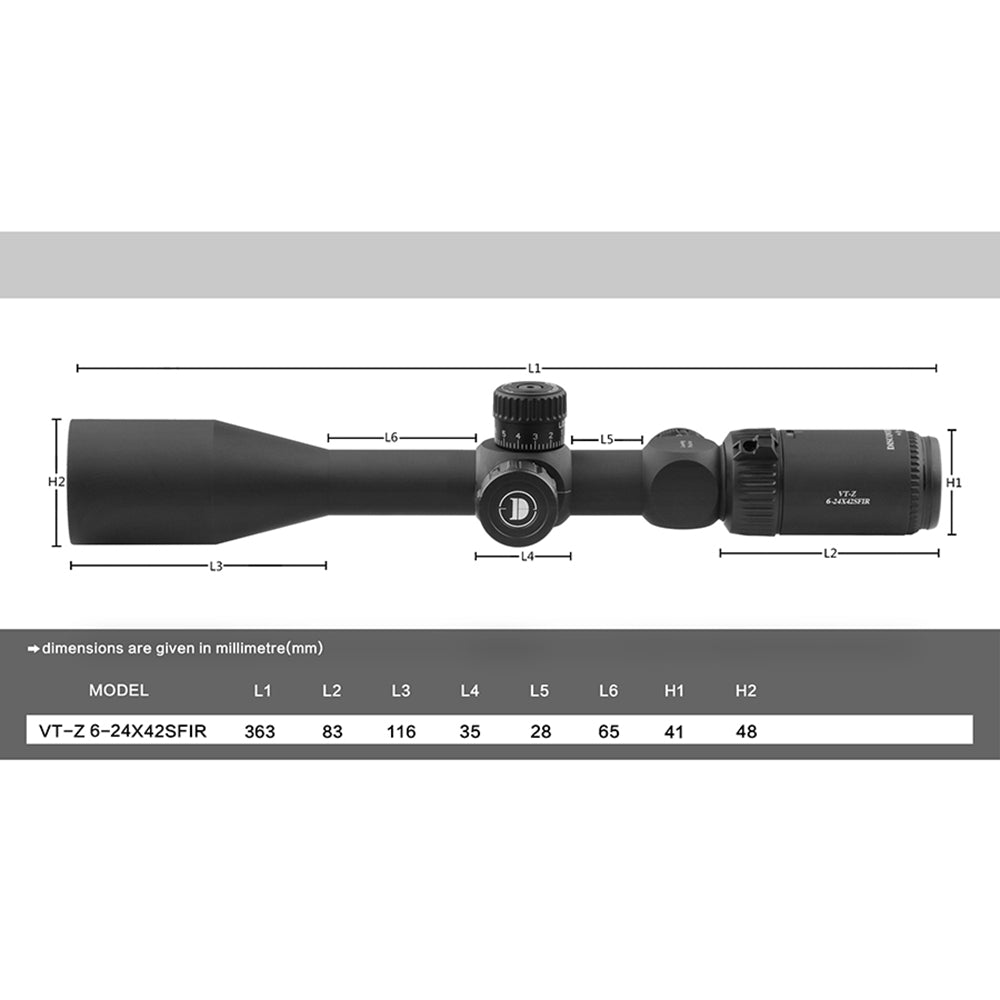 Discovery Optics VT-Z 6-24X42 SFIR Rifle Scope Online Price in Pakistan || Crossfire.Pk - Crossfire.Pk