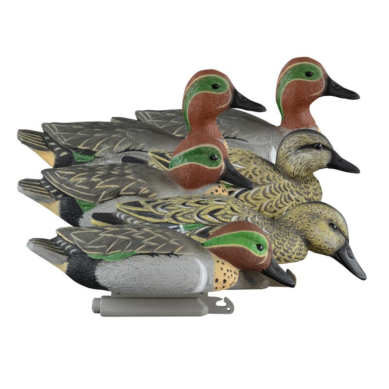 Six pieces of Higdon Green Wing Teal Duck Decoys Online price in Pakistan - Crossfire - Crossfire.Pk