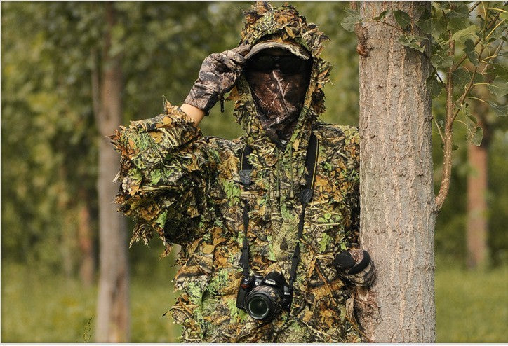 Camouflage Leaf 3D Hunting Ghillie Sniper Suit Online Price in Pakistan - Crossfire.Pk