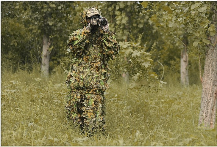 Camouflage Leaf 3D Hunting Ghillie Sniper Suit Online Price in Pakistan - Crossfire.Pk