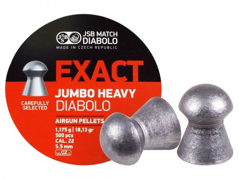 JSB Exact Jumbo Heavy 18.13 grain .22 Cal. || JSB Diabolo Pellets - Crossfire.Pk