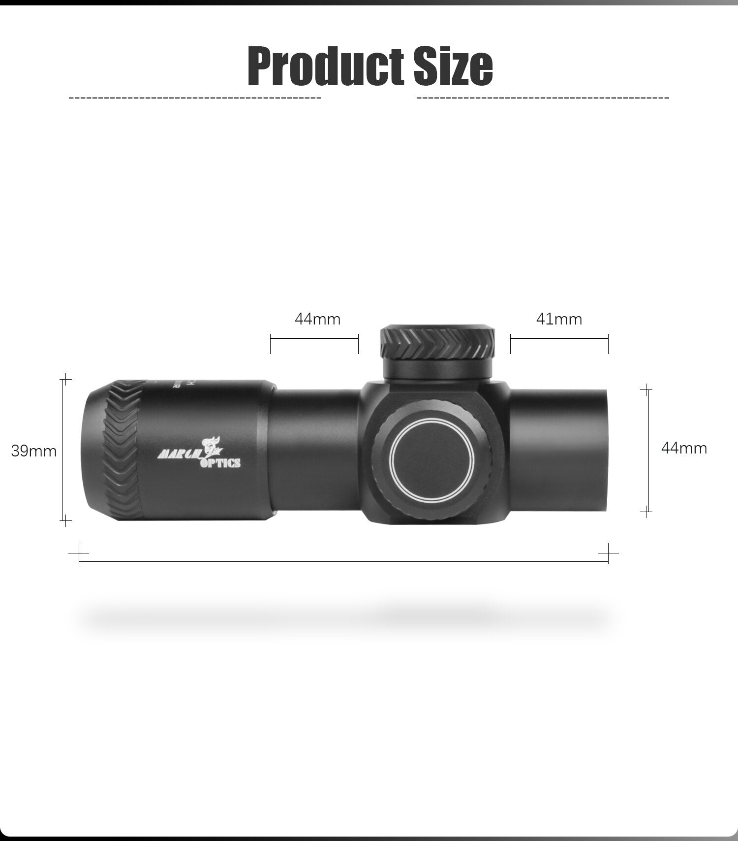 March 3X28IR Illuminated AMG HD GEN I-H Optic Riflescope in Pakistan || Crossfire.Pk - Crossfire.Pk