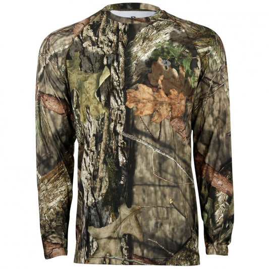 Men's Long-Sleeved Camouflage Hunting T-Shirt by Mossy Oak || Crossfire.Pk - Crossfire.Pk