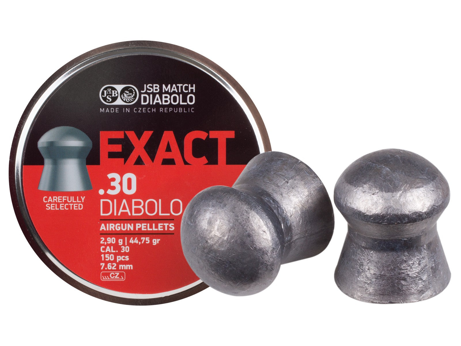 JSB Diabolo Exact 44.75 Grain Cal .30 (7.62) || JSB Pellets Price in Pakistan - Crossfire.Pk