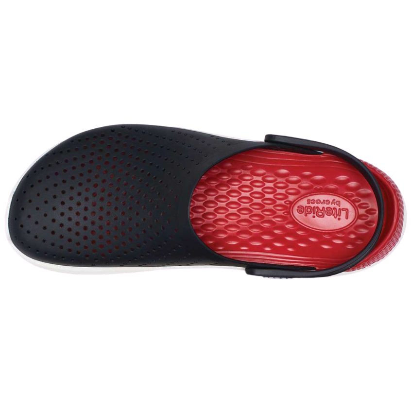 Black and Red CROCS LITERIDE CLOGS || Orignal Crocs Price in Pakistan - Crossfire.Pk