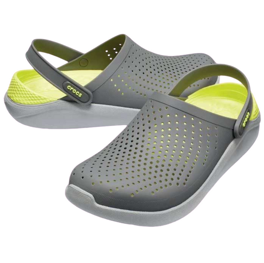 Grey and Green CROCS LITERIDE CLOGS || Crocs Price in Pakistan - Crossfire.Pk