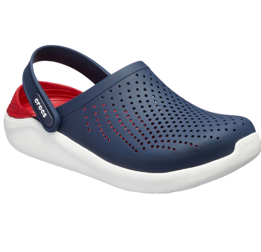 CROCS LITERIDE CLOGS Navy Blue and Red || Orignal Crocs in Pakistan - Crossfire.Pk