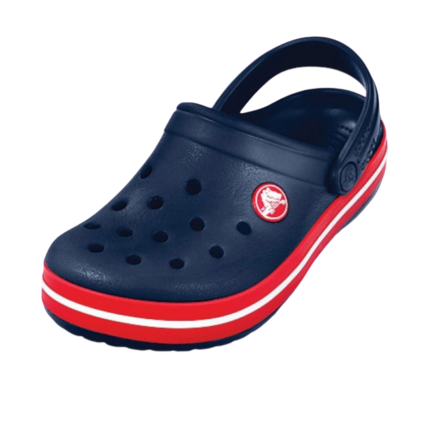 UNISEX CROCS SHOES NAVY BLUE WITH RED CLOGS || Crocs in Pakistan - Crossfire.Pk