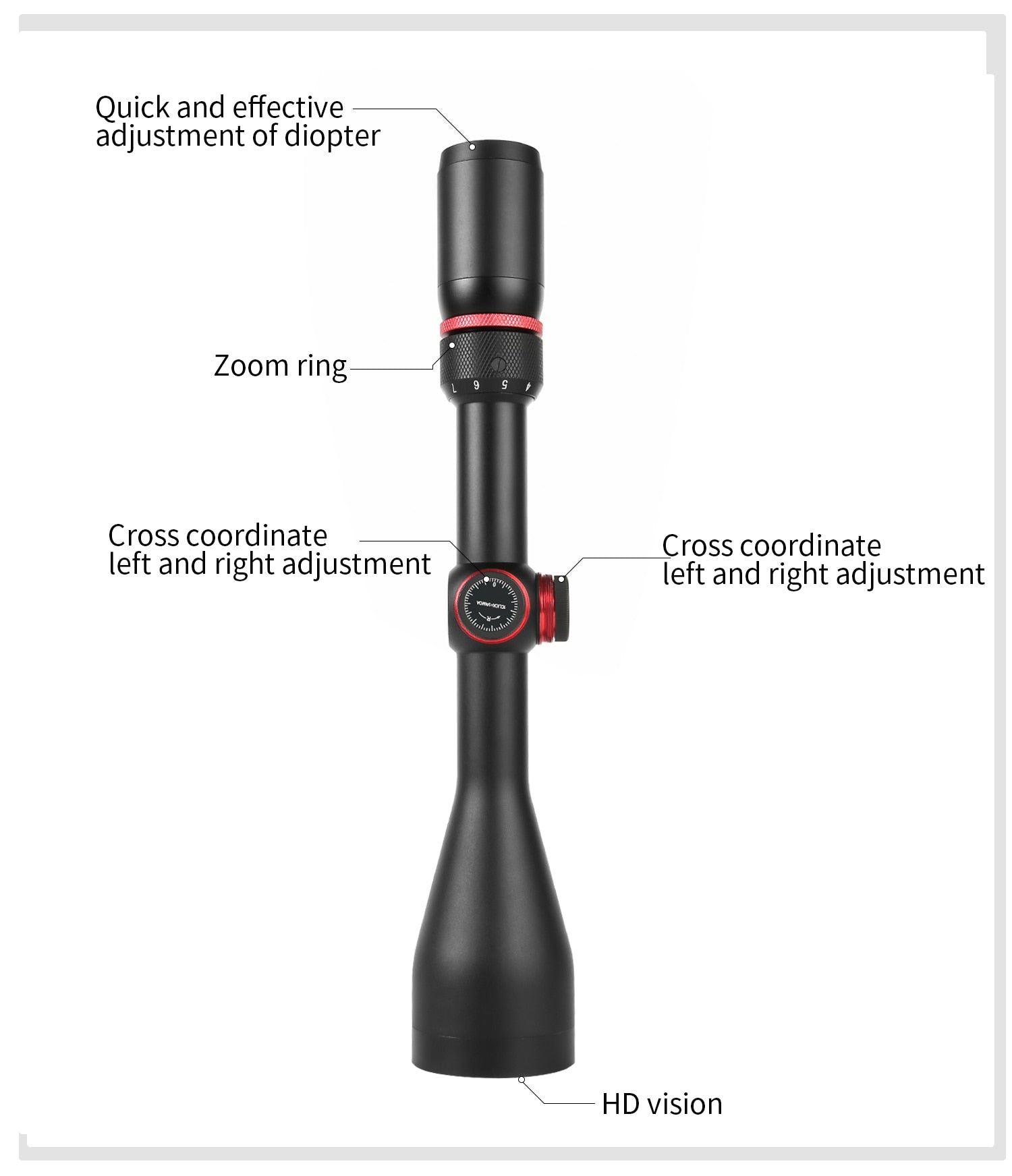 T-EAGLE SR 3-9X50 WA HK || Best Scope for Air Rifle online price in Pakistan - Crossfire.Pk