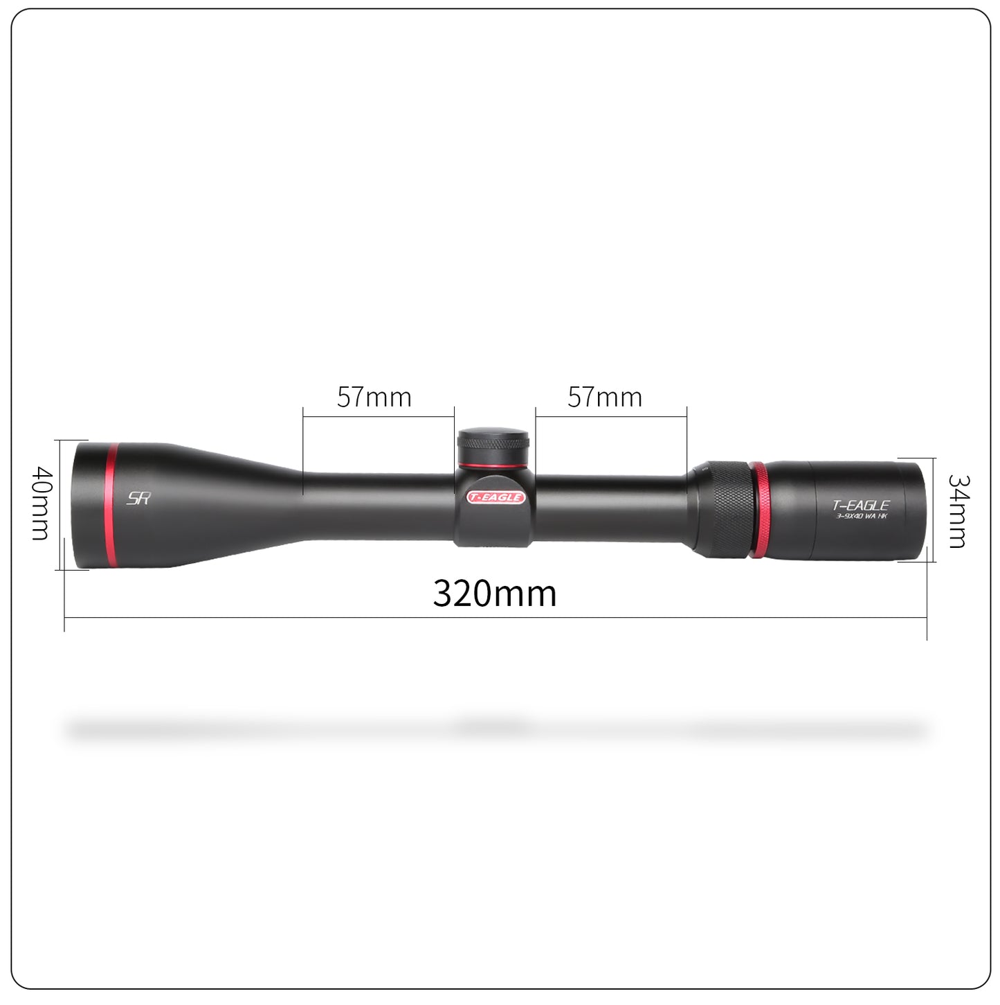 T-Eagle Scope SR 3-9X40 IR || T eagle Optic Scopes Online Price in Pakistan - Crossfire.Pk