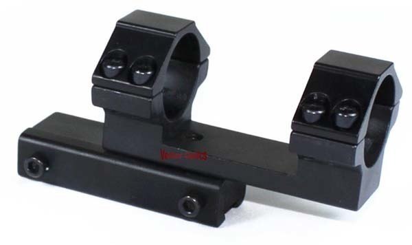 Vector Optics One-piece extended style dovetail mount double rings with an 11mm base, 1 inch, 25.4mm || Crossfire.Pk - Crossfire.Pk