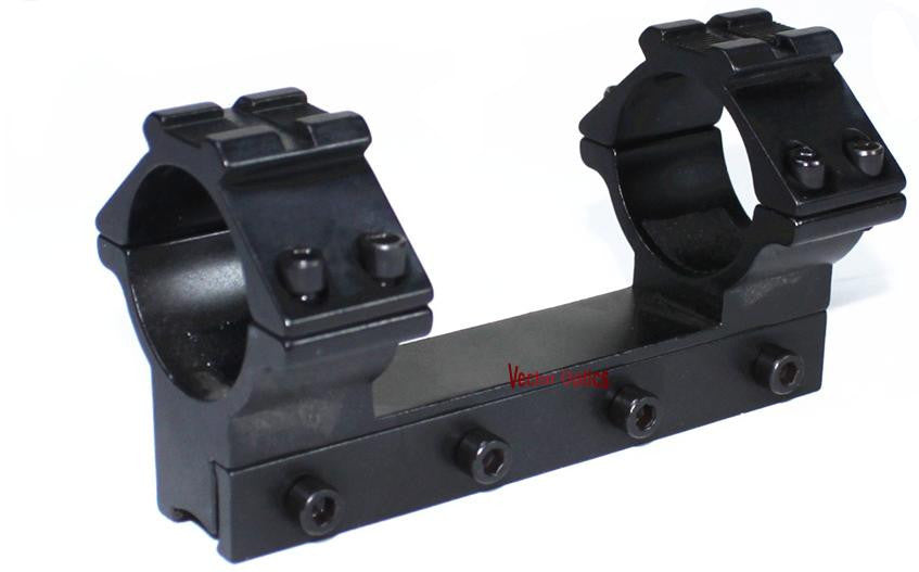 Vector Optics Double Rings with Top Picatinny Rail for 30mm One-Piece Dovetail Rifle Scope Mount in Pakistan - Crossfire.Pk