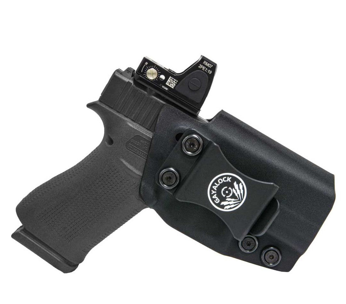 Gayalock IWB Kydex Black Holster Fits Glock 43/43X/43MOS/48/48MOS Pistol Price in Pakistan - Crossfire.Pk