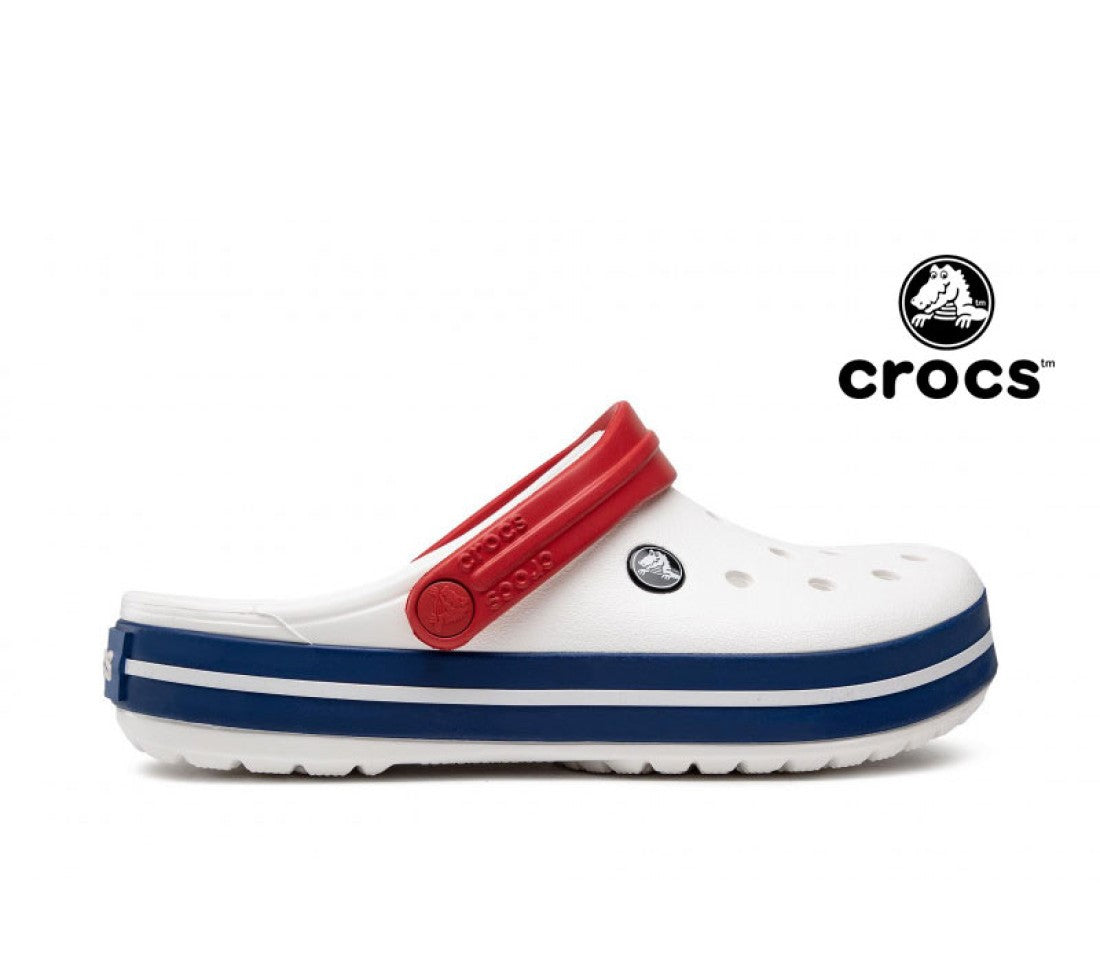 Unisex White and Blue Clogs || Orignal Crocs Shoes price in Pakistan - Crossfire.Pk