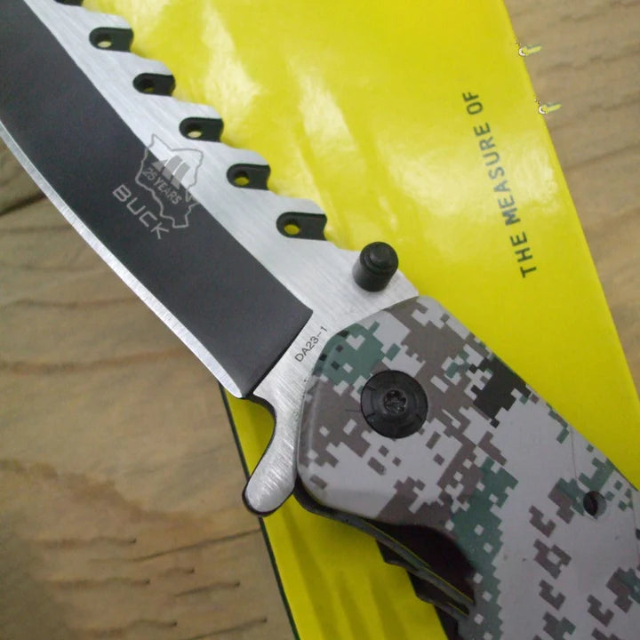 Buck DA23 heavy duty knife (Camo Green) Online Price in Pakistan - Crossfire.Pk