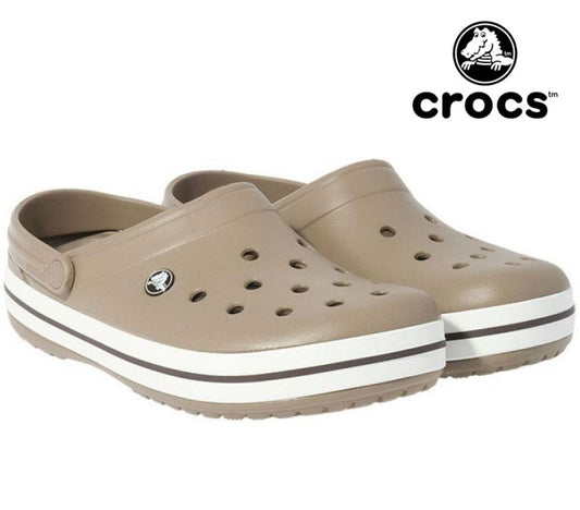 Unisex Crocs Shoes Khaki Clogs in Pakistan || Orignal Crocs - Crossfire.Pk