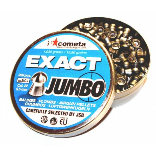 JSB Pellets Cometa Exact Jumbo .22 Cal. 15.90 g - Crossfire.Pk