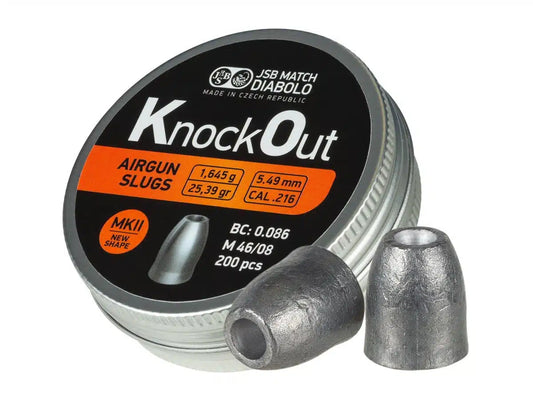 JSB KnockOut 25.39 grain Slugs .22 Caliber || JSB Knockout Slugs Price in Pakistan - Crossfire.Pk