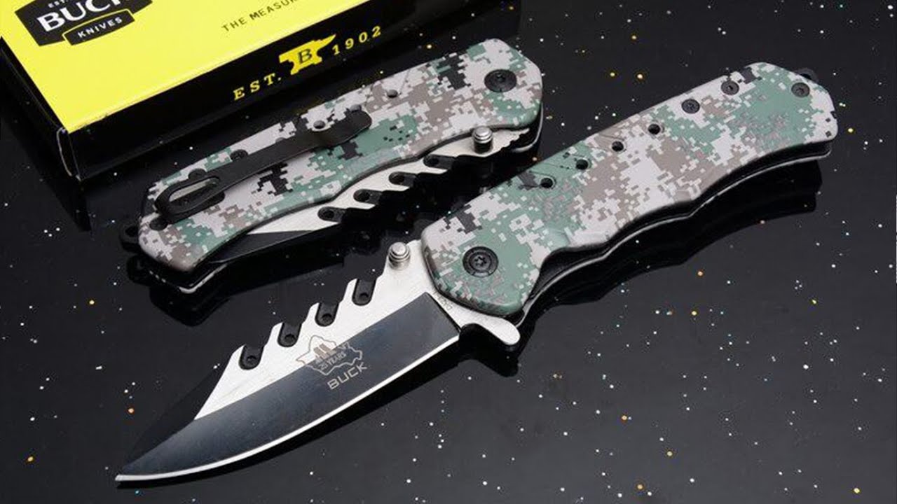 Buck DA23 heavy duty knife (Camo Green) Online Price in Pakistan - Crossfire.Pk