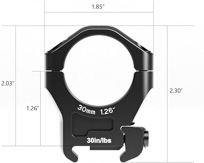 Arken Optics Halo Scope Rings Precision 30mm Picatinny Riflescope Mounts || Arken Mounts in Pakistan - Crossfire.Pk